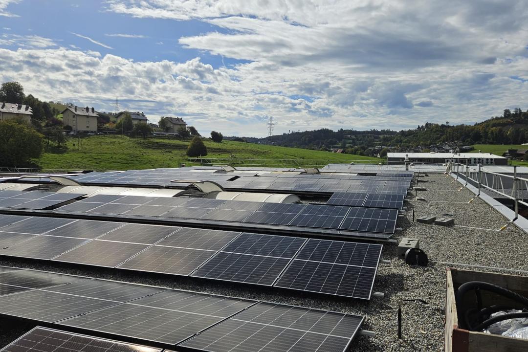 Erfolgreiche Installation einer nachhaltigen PV-Anlage bei merz+benteli AG